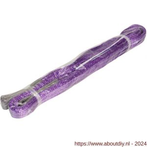 Konvox hijsband met lussen violet 1 ton 3 m - A50200925 - afbeelding 1