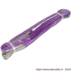 Konvox hijsband met lussen violet 1 ton 4 m - A50200926 - afbeelding 1