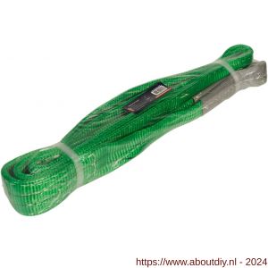 Konvox hijsband met lussen groen 2 ton 3 m - A50200932 - afbeelding 1