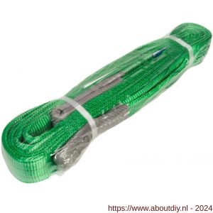 Konvox hijsband met lussen groen 2 ton 5 m - A50200934 - afbeelding 1