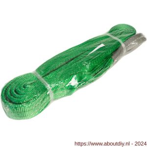 Konvox hijsband met lussen groen 2 ton 6 m - A50200935 - afbeelding 1