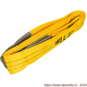 Konvox hijsband met lussen geel 3 ton 2 m - A50200937 - afbeelding 1