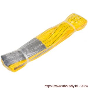 Konvox hijsband met lussen geel 3 ton 2 m - A50200937 - afbeelding 2