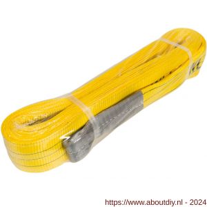 Konvox hijsband met lussen geel 3 ton 5 m - A50200940 - afbeelding 1