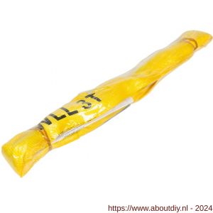 Konvox rondstrop geel 3 ton omtrek 1 m lengte 0.5 m - A50200955 - afbeelding 2