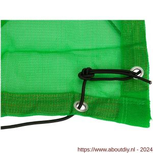Konvox aanhangwagennet fijnmazig met elastiek 250x450 cm groen - A50200870 - afbeelding 2