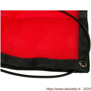 Konvox aanhangwagennet fijnmazig met elastiek 140x250 cm rood - A50201263 - afbeelding 4