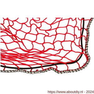 Konvox aanhangwagennet met hoeklussen en elastiek rood 150x200 cm - A50200854 - afbeelding 4