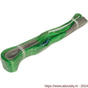 Konvox hijsband met lussen groen 2 ton 1.5 m - A50200930 - afbeelding 1