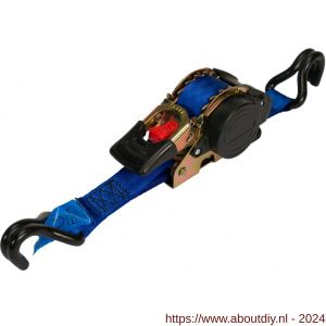 Konvox zelfoprolende spanband 25 mm x 3 m blauw - A50200877 - afbeelding 3