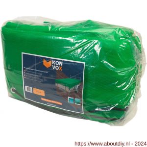 Konvox aanhangwagennet fijnmazig met elastiek 310x750 cm groen - A50200874 - afbeelding 1