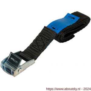 Konvox spanband 25 mm klemgesp 804 LC 250 daN 25 mm 1 m zwart - A50200902 - afbeelding 3