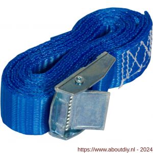 Konvox spanband 25 mm klemgesp 804 LC 250 daN 25 mm 2 m blauw - A50200903 - afbeelding 1