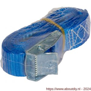 Konvox spanband 25 mm klemgesp 804 LC 250 daN 25 mm 2 m blauw - A50200903 - afbeelding 2
