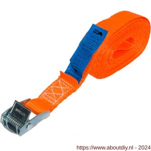 Konvox spanband 25 mm klemgesp 804 LC 250 daN 25 mm 4 m oranje - A50200905 - afbeelding 3