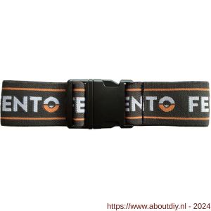 Fento kniebeschermer set elastieken met clip 400-Max zwart - A50201254 - afbeelding 1