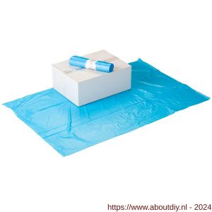 Konvox afval zak 700x1100 mm x 0,02 mm blauw op rol - A50200600 - afbeelding 1