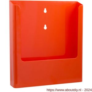Nedco Display folderhouder wand A4 oranje - A24004130 - afbeelding 1