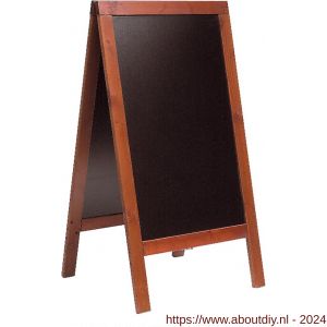 Nedco houten krijt stoepbord 750x1350 mm - A24004037 - afbeelding 1