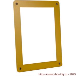 Nedco Display presentatiemiddel raamkaarthouder PVC geel kader A4 - A24004502 - afbeelding 1