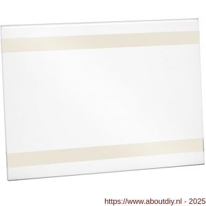 Nedco Display presentatiemiddel wandkaarthouder met dubbelzijdig tape A4 landscape - A24004512 - afbeelding 1