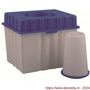 Nedco wasmachine-droger condens-stoom opvangbak De Luxe PP kunststof wit-blauw - A24003905 - afbeelding 1
