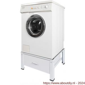 Nedco wasmachine-droger verhoger met houten lade - A24003920 - afbeelding 3