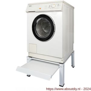Nedco wasmachine-droger verhoger met uitschuifbaar werkblad en verstelbare voetjes - A24003925 - afbeelding 4
