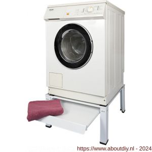 Nedco wasmachine-droger verhoger met uitschuifbaar werkblad en verstelbare voetjes - A24003925 - afbeelding 5