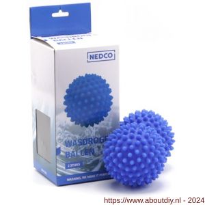 Nedco wasmachine-droger wasdrogerballen blauw per 2 stuks - A24003938 - afbeelding 4