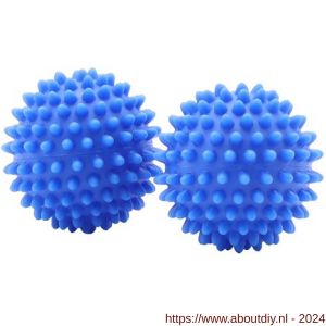 Nedco wasmachine-droger wasdrogerballen blauw per 2 stuks - A24003938 - afbeelding 1