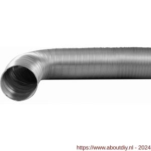 Dec ventilatiebuis flexibele Semidec afvoerslang diameter 82 mm 1,5 m blank aluminium - A24002693 - afbeelding 1