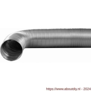 Dec ventilatiebuis flexibele Semidec afvoerslang diameter 82 mm 3,0 m blank aluminium - A24002694 - afbeelding 1