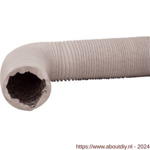 Dec ventilatiebuis flexibele Combidec afvoerslang diameter 102 mm kunststof-aluminium 10 m wit - A24002733 - afbeelding 1