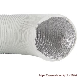Dec ventilatiebuis flexibele Combidec afvoerslang diameter 315 mm kunststof-aluminium 10 m wit - A24002740 - afbeelding 1