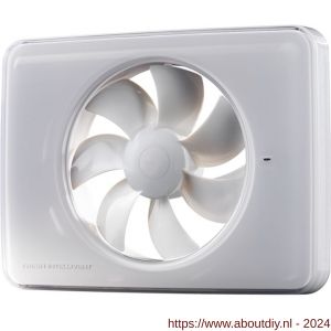 Nedco ventilator centrifugaal ventilator Intellivent 22dB kunststof wit - A24003742 - afbeelding 1