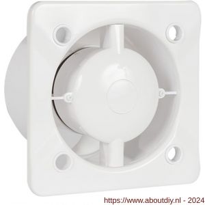 Nedco ventilator axiaal badkamer-toiletventilator AW 100T met ingebouwde tijdrelais wit - A24003699 - afbeelding 1