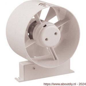 Nedco ventilator axiaal buisventilator PV 100 T ABS kunststof wit - A24003727 - afbeelding 1