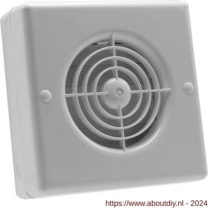 Nedco ventilator axiaal badkamer-toiletventilator CR 100 AT ABS kunststof wit - A24003651 - afbeelding 1