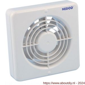 Nedco ventilator axiaal badkamer-keukenventilator CR 150 AT ABS kunststof wit - A24003689 - afbeelding 1