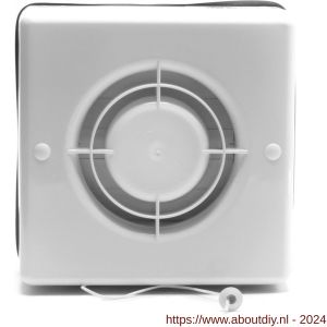 Nedco ventilator axiaal raamventilator KR 100 AP ABS kunststof wit - A24003624 - afbeelding 2