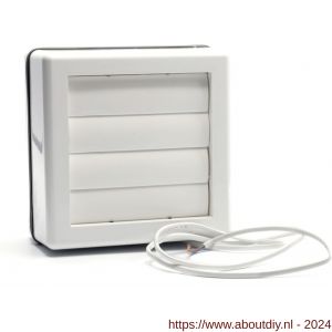 Nedco ventilator axiaal raamventilator KR 100 AP ABS kunststof wit - A24003624 - afbeelding 3