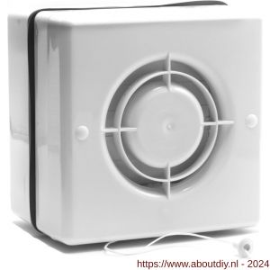 Nedco ventilator axiaal raamventilator KR 100 AP ABS kunststof wit - A24003624 - afbeelding 1
