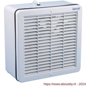 Nedco ventilator axiaal raamventilator KR 300 ABS kunststof wit - A24003688 - afbeelding 1