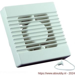 Nedco ventilator axiaal badkamer-toiletventilator EF 100 P ABS kunststof wit - A24003592 - afbeelding 1