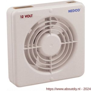 Nedco ventilator axiaal badkamerventilator CR 100 LV ABS kunststof wit - A24003686 - afbeelding 1