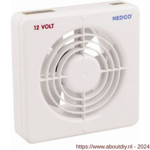 Nedco ventilator axiaal badkamerventilator CR 120 LV ABS kunststof wit - A24003687 - afbeelding 1