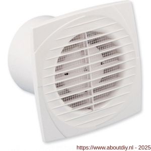 Eurovent ventilator axiaal badkamer-toiletventilator DTH 100 ABS kunststof wit - A24003675 - afbeelding 1