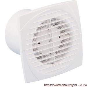 Eurovent ventilator axiaal badkamer-keukenventilator DT 150 ABS kunststof wit - A24003555 - afbeelding 1