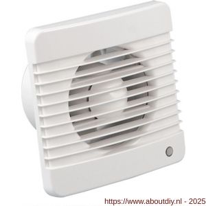 Eurovent ventilator axiaal badkamer-toiletventilator MTH 100 ABS kunststof wit - A24003677 - afbeelding 1